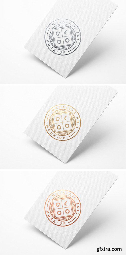 PSD Mock-Up - Metallic Foil Logo