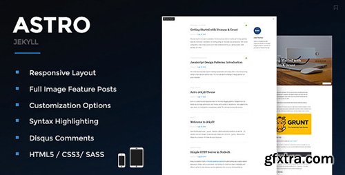 ThemeForest - Astro v1.0 - Responsive Jekyll Theme - 8586342