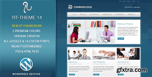 ThemeForest - RT-Theme 14 v1.7 - Premium Wordpress Theme - 311215