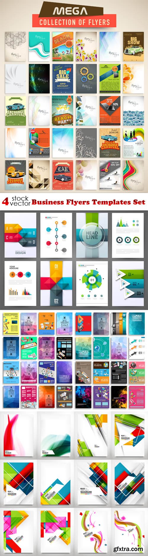 Vectors - Business Flyers Templates Set