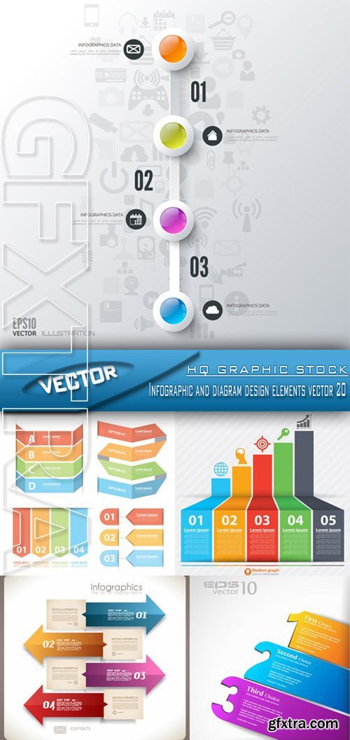 Stock Vector - Infographic and diagram design elements vector 20