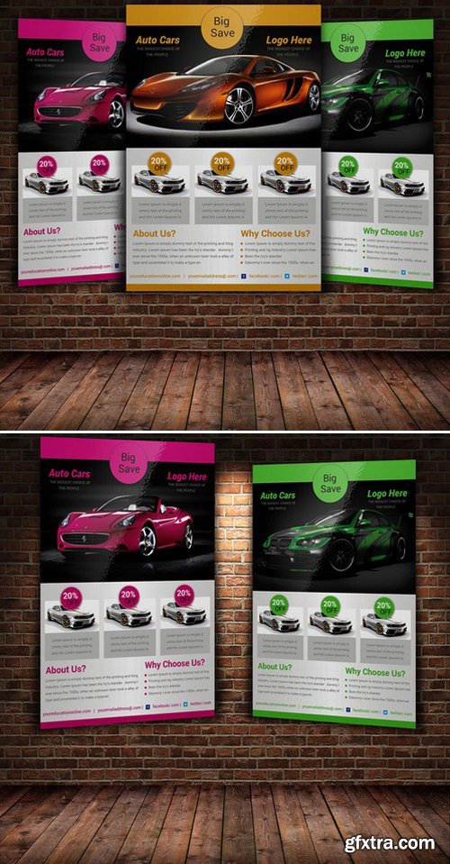 CM - Auto Car Flyer Template 227658