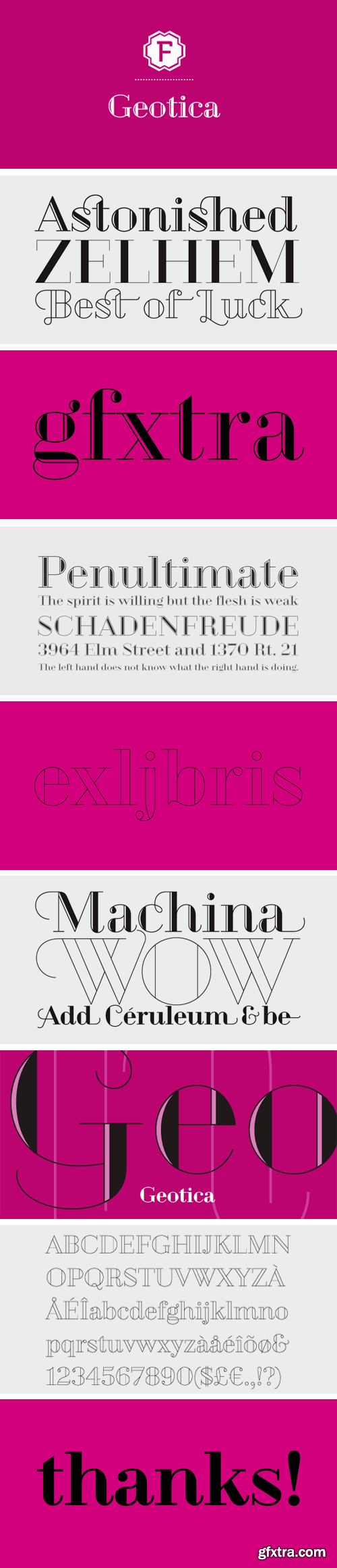 Geotica Font Family