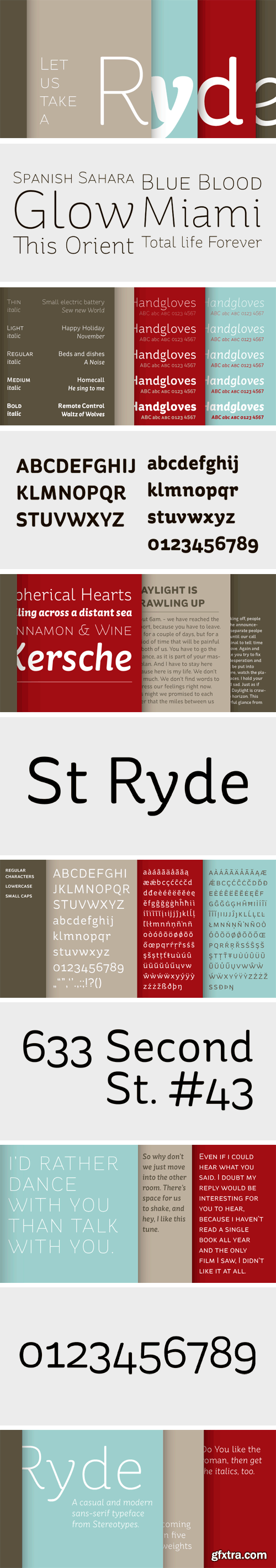 St Ryde Font Family