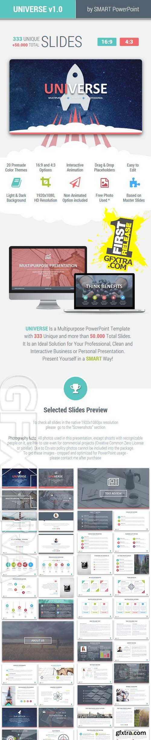 UNIVERSE - Multipurpose PowerPoint Template - GraphicRiver 11744654