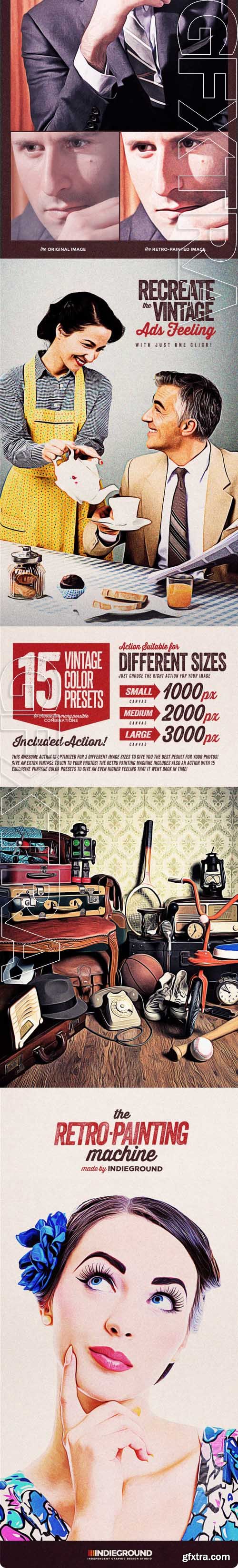 Retro Painting Machine - Vintage Effect Action - GraphicRiver 11769863