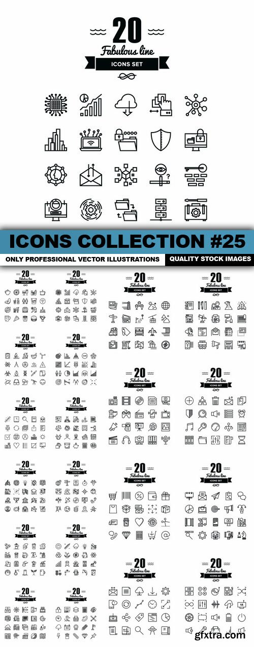 Icons Collection #25 - 20 Vector