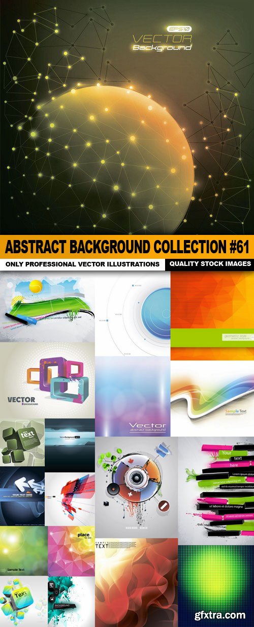 Abstract Background Collection #61 - 20 Vector
