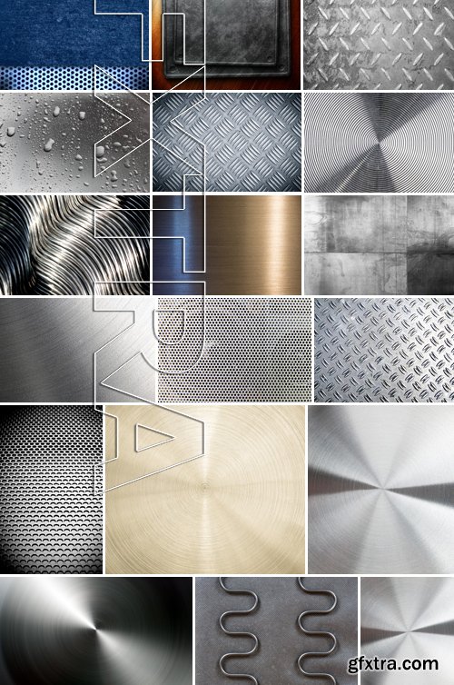 Stock Photos - Metal texture 9, 25xJPG