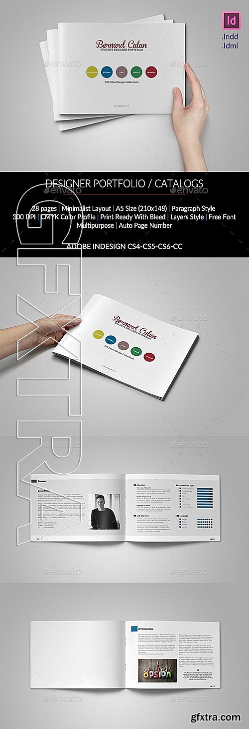 GraphicRiver - A5 Portfolio 11805576