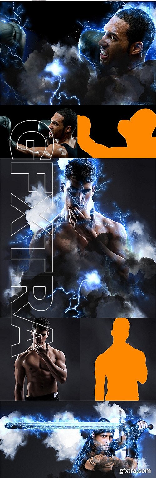 GraphicRiver - Thunderstorm Photoshop Action 11805124