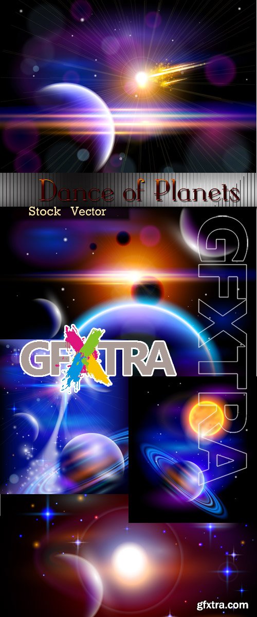 ?ance of planets in Vector