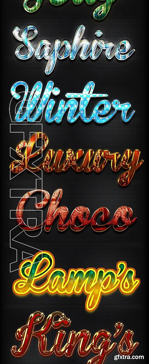 GraphicRiver - 24 Photoshop Text Effect Styles Vol 2 11794494