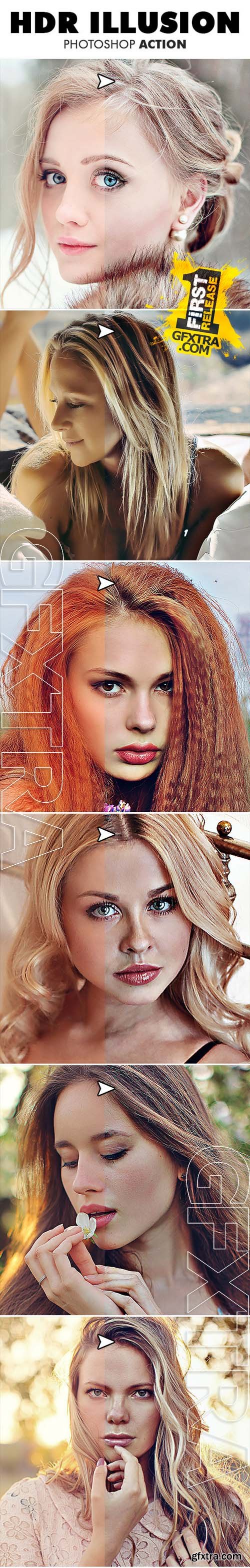 HDR Illusion Photoshop Action - GraphicRiver 11726011