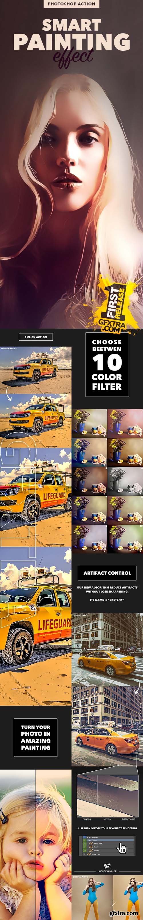 Smart Painting Effect - Photoshop Action - GraphicRiver 11759710