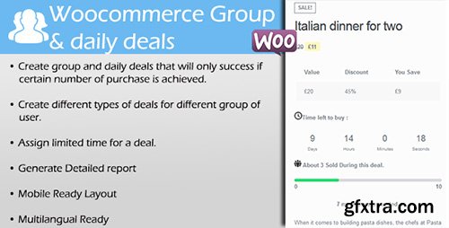 CodeCanyon - WooCommerce Group & Daily Deals v1.0 - 9910045