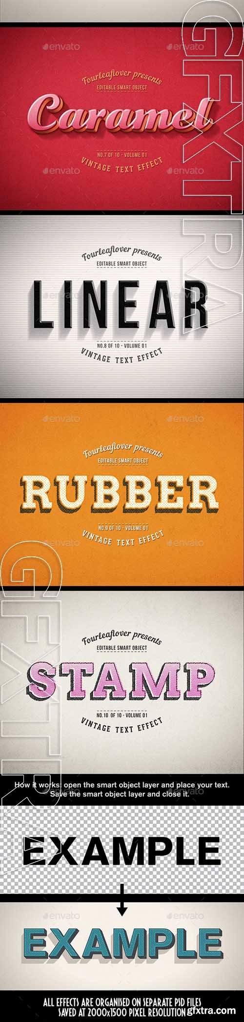 Retro PSD Text Effects vol.1 - GraphicRiver 11766807