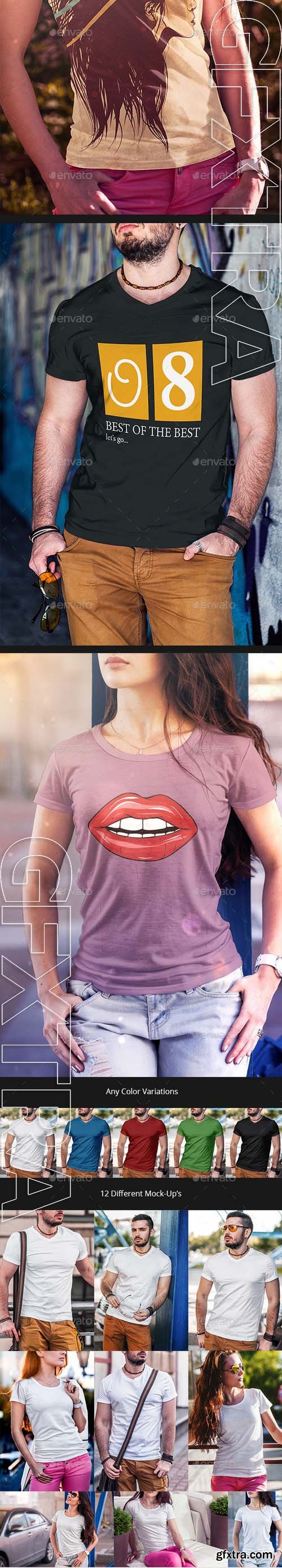 T-Shirt Fashion Mock-Up - GraphicRiver 11725001