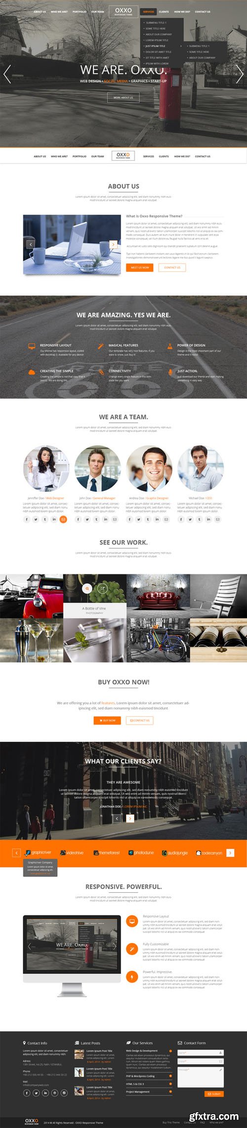 Oxxo Multipurpose PSD Template - CM 68551