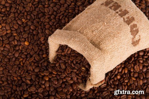 Coffee beans in a bag