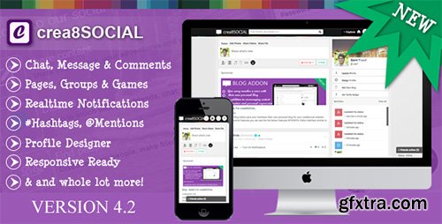 CodeCanyon - crea8social v4.2.2 - PHP Social Networking Platform - 9211270