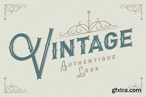 CM Letterhead Typeface With Ornate 296596