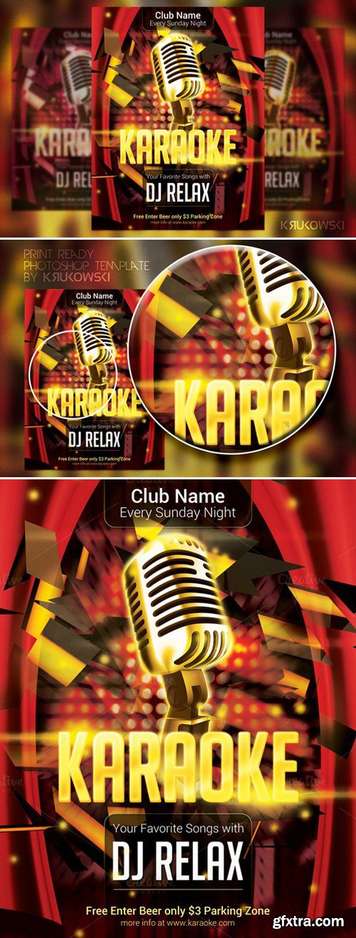 CM - Karaoke Club Flyer 178899