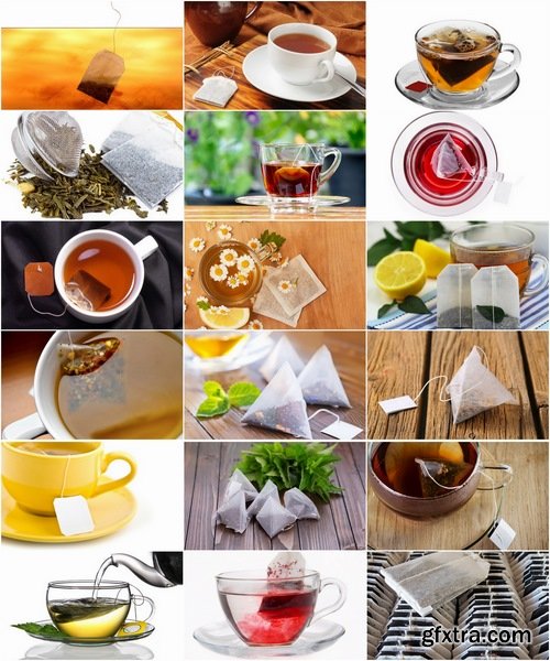 Collection of tea in different kinds of tea bag tea cup 25 HQ Jpeg