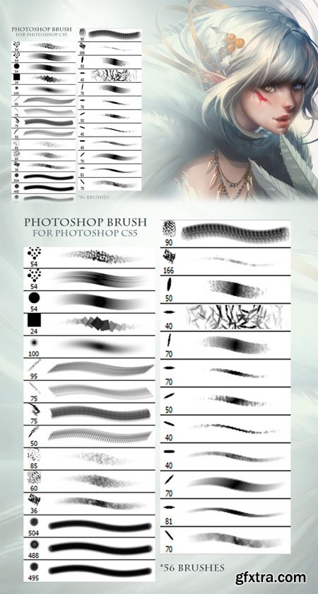 56 Brushes for Photoshop - Airbrush for Skin