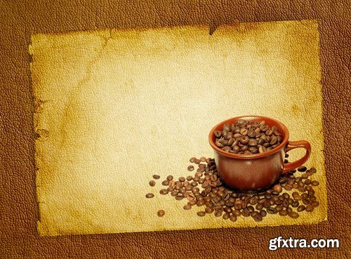 Coffee Grunge Background - 10x UHQ JPEG