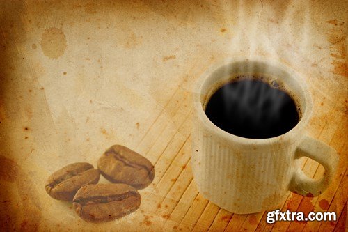 Coffee Grunge Background - 10x UHQ JPEG