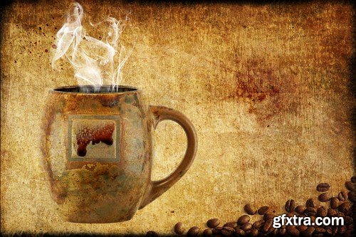 Coffee Grunge Background - 10x UHQ JPEG