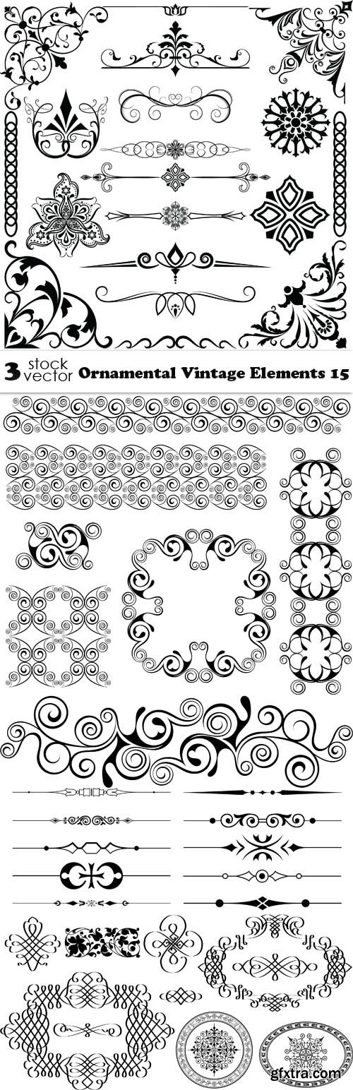 Vectors - Ornamental Vintage Elements 15