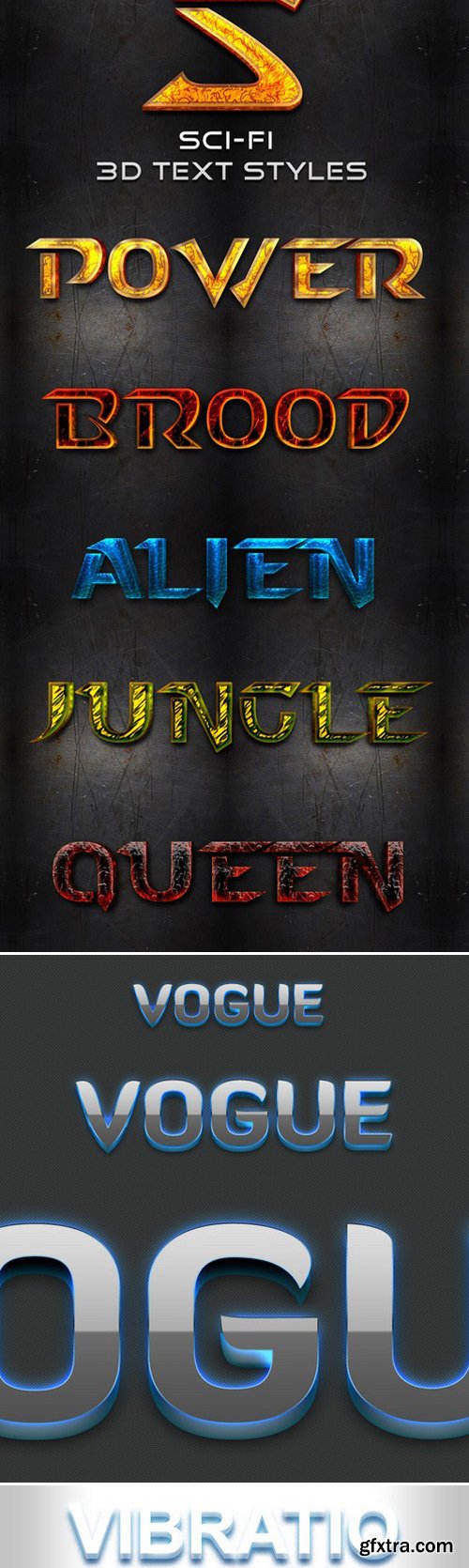 GraphicRiver - Premium 3D Text Effects Bundle 213782