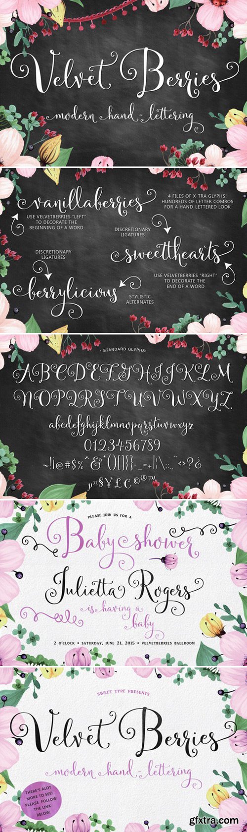 CM - Velvetberries Handmade Script 297704