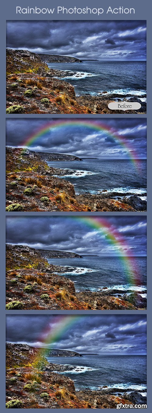 Rainbow Photoshop Action