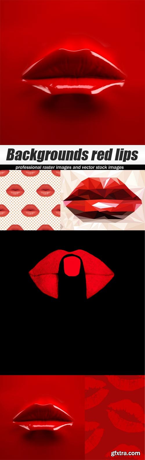 Backgrounds red lips