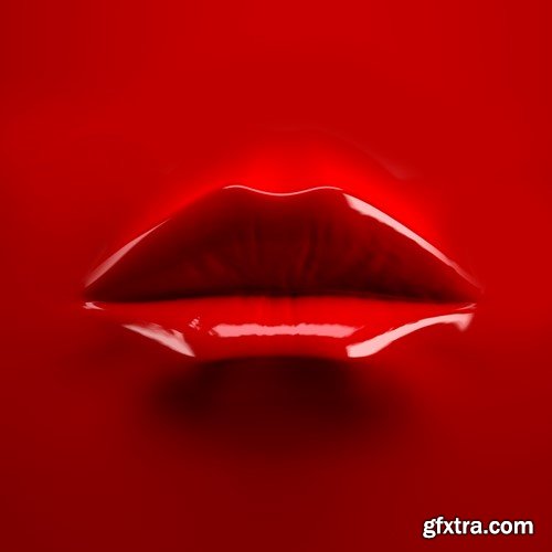 Backgrounds red lips