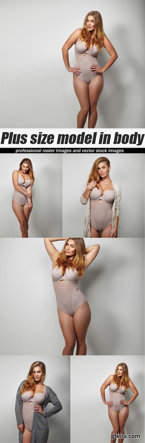 Plus size model in body