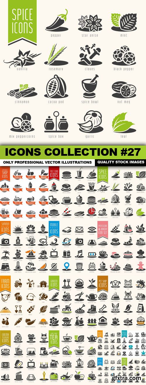 Icons Collection #27 - 15 Vector