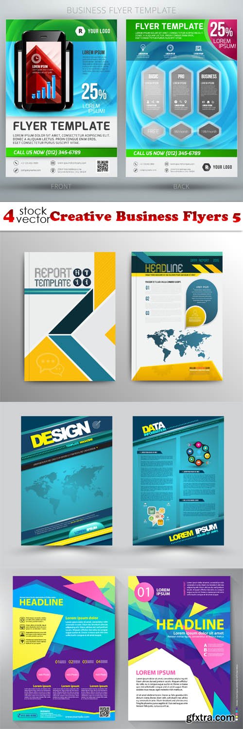 Vectors - Creative Business Flyers 5