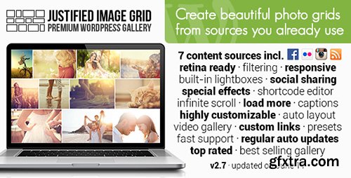 CodeCanyon - Justified Image Grid v2.7 - Premium WordPress Gallery - 2594251