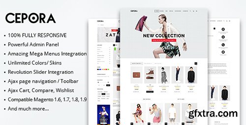 ThemeForest - MT Cepora v1.0.6 - fashion responsive magento theme - 9438598