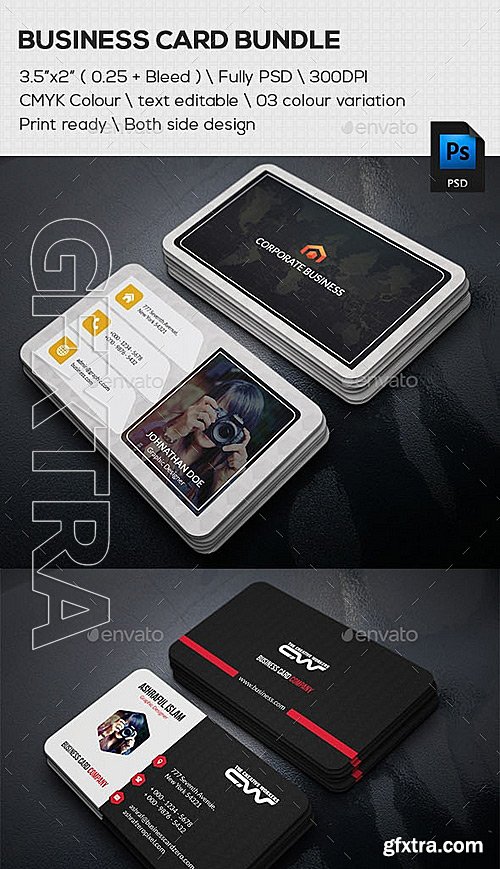 GraphicRiver - Personal Business Card Bundle 11857299