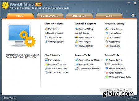 WinUtilities Professional Edition v11.39 Multilanguage Portable