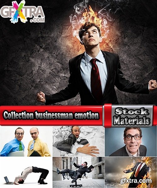 Collection businessman emotion mad nervous man screaming fear 25 HQ Jpeg