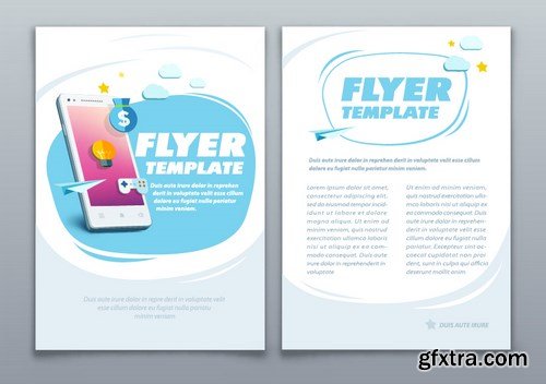 Flyer and Brochure 6 - 25x EPS