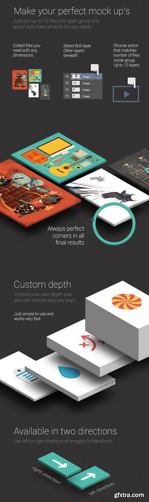 GraphicRiver - Isometric Mock-UP Actions - 4711538