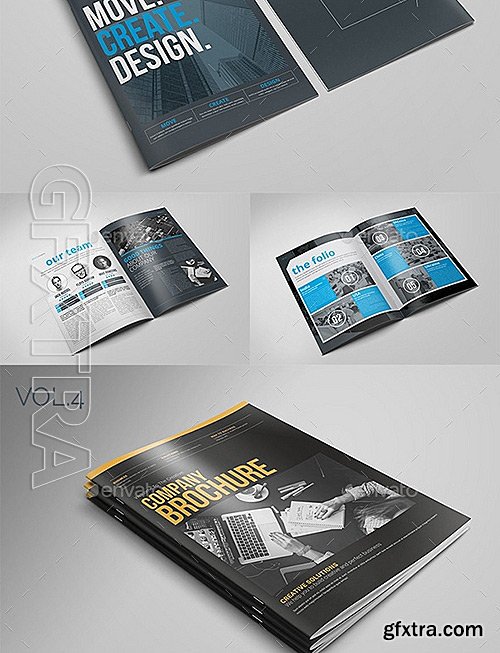 GraphicRiver - Company Brochure Bundle 4 in 1 11853355