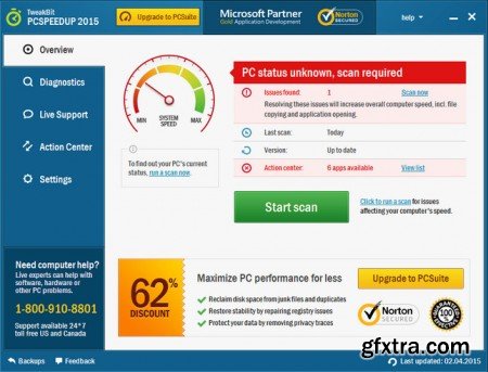 TweakBit PCSpeedUp v1.6.9.5 (+ Portable)